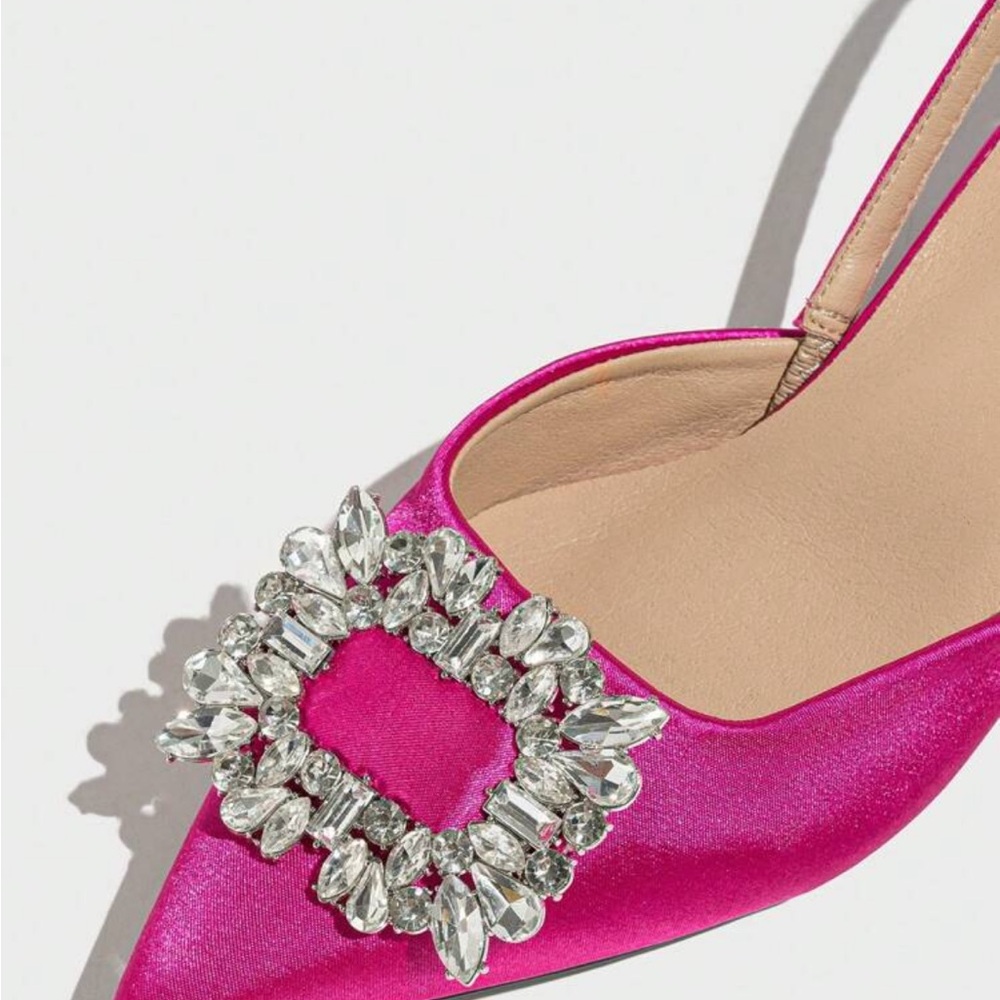 Shein Rhinestone Kitten Heels - Picture 5 of 10